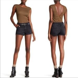 Free People Black Sweet Surrender Short Sz 30 NWT